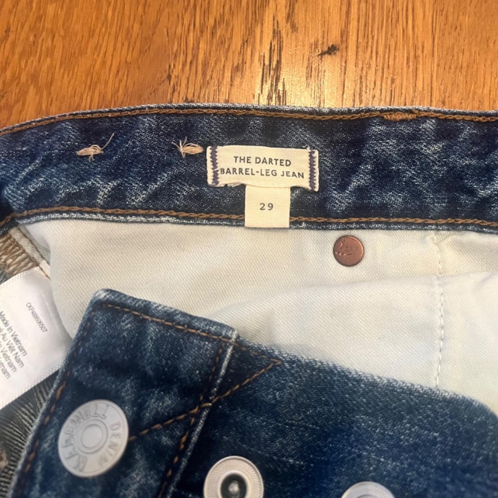 Madewell Indigo Straight Leg Jeans - Picture 7 of 13